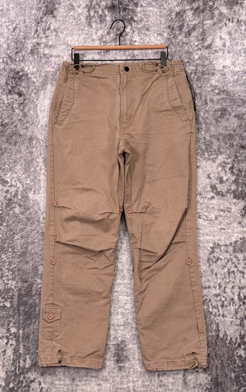 Maharishi Pants Large Mens Y2K Utility Cargo Baggy Khaki